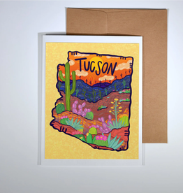 Annotated Audrey Card - Tucson Orange