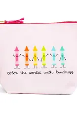 Callie Danielle Canvas Pouch - Color The World With Kindness