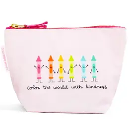 Callie Danielle Canvas Pouch - Color The World With Kindness