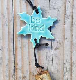 Ben's Bells Snowflake Ornament - Blue Crackle