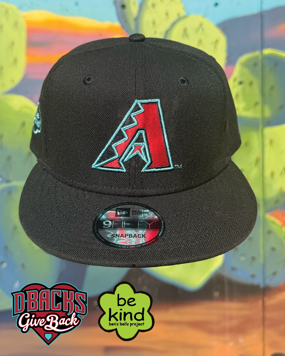 Arizona Diamondbacks Give Back D-Backs x Ben's Bells Snapback Hat