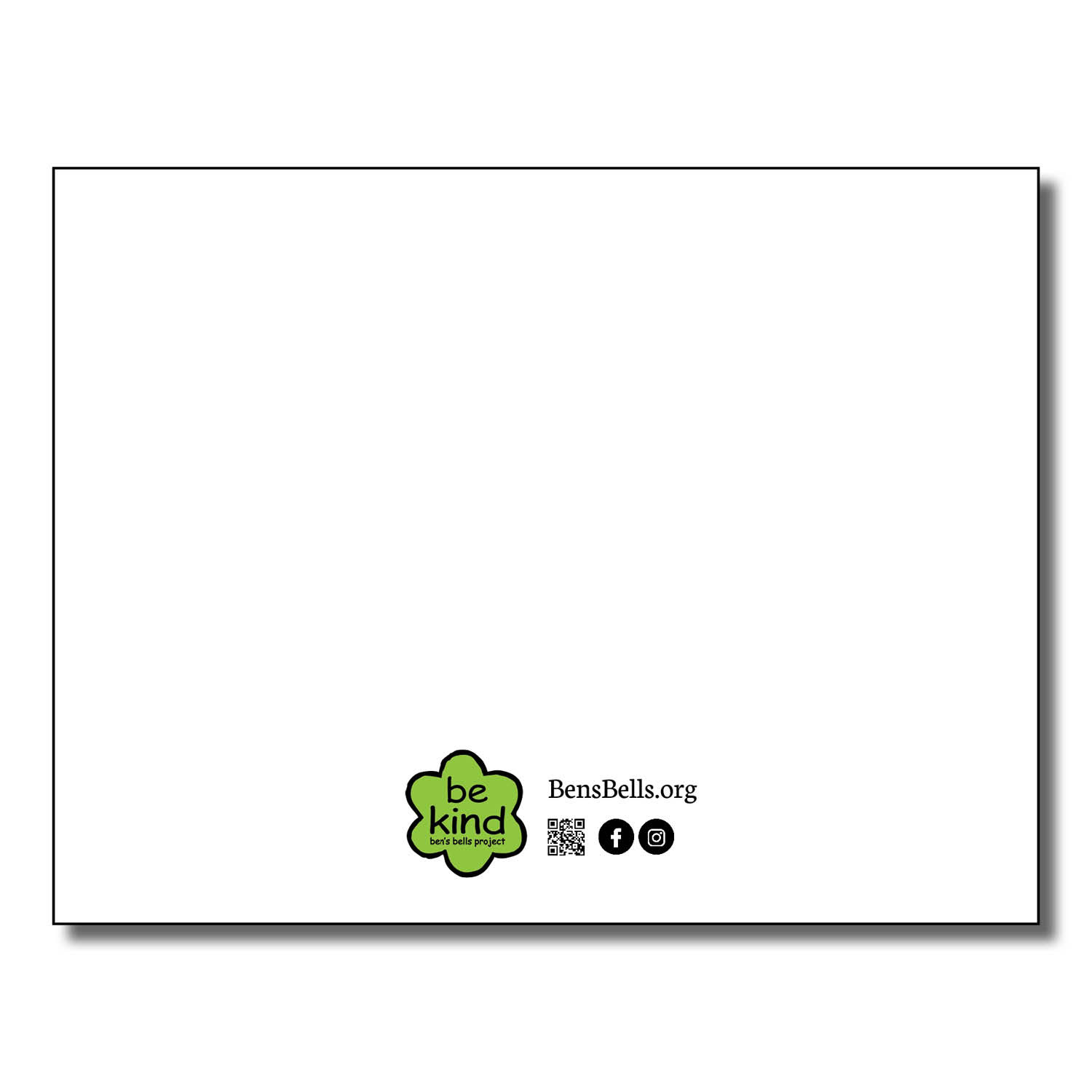 Ben's Bells Card - love is kind