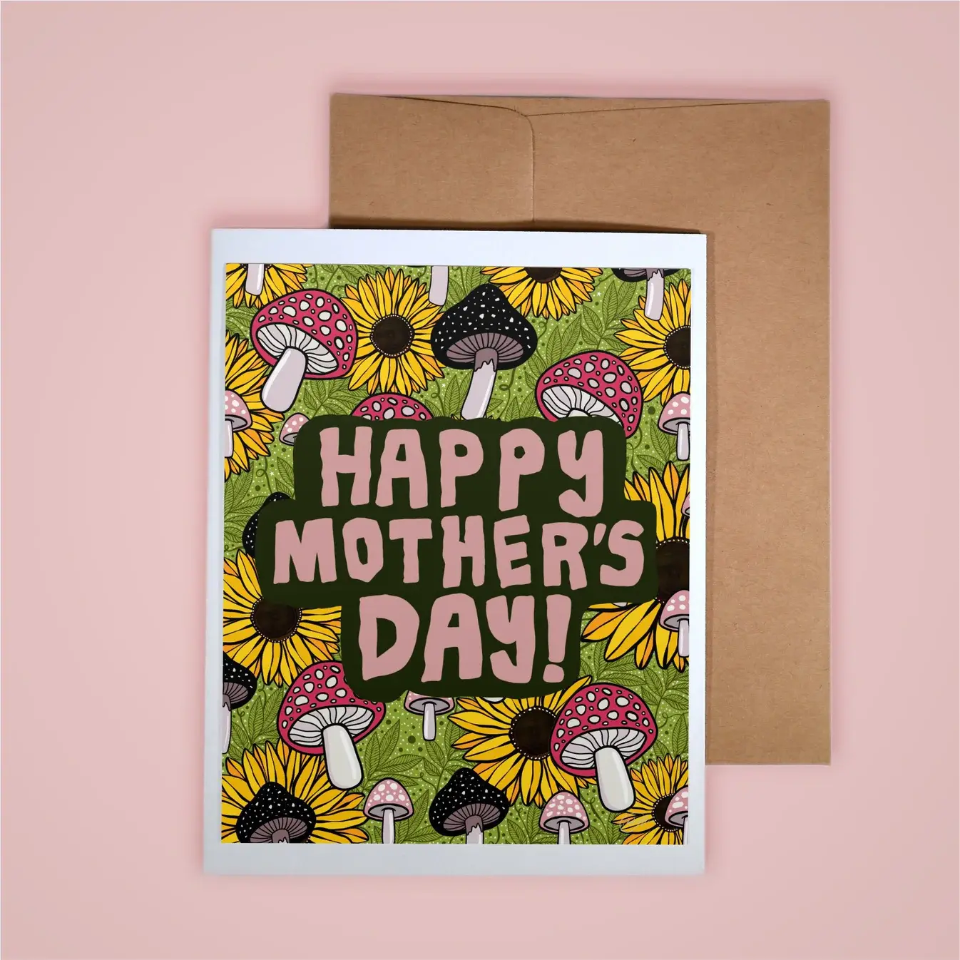 Annotated Audrey Card - Happy Mother's Day Mushroom Forest