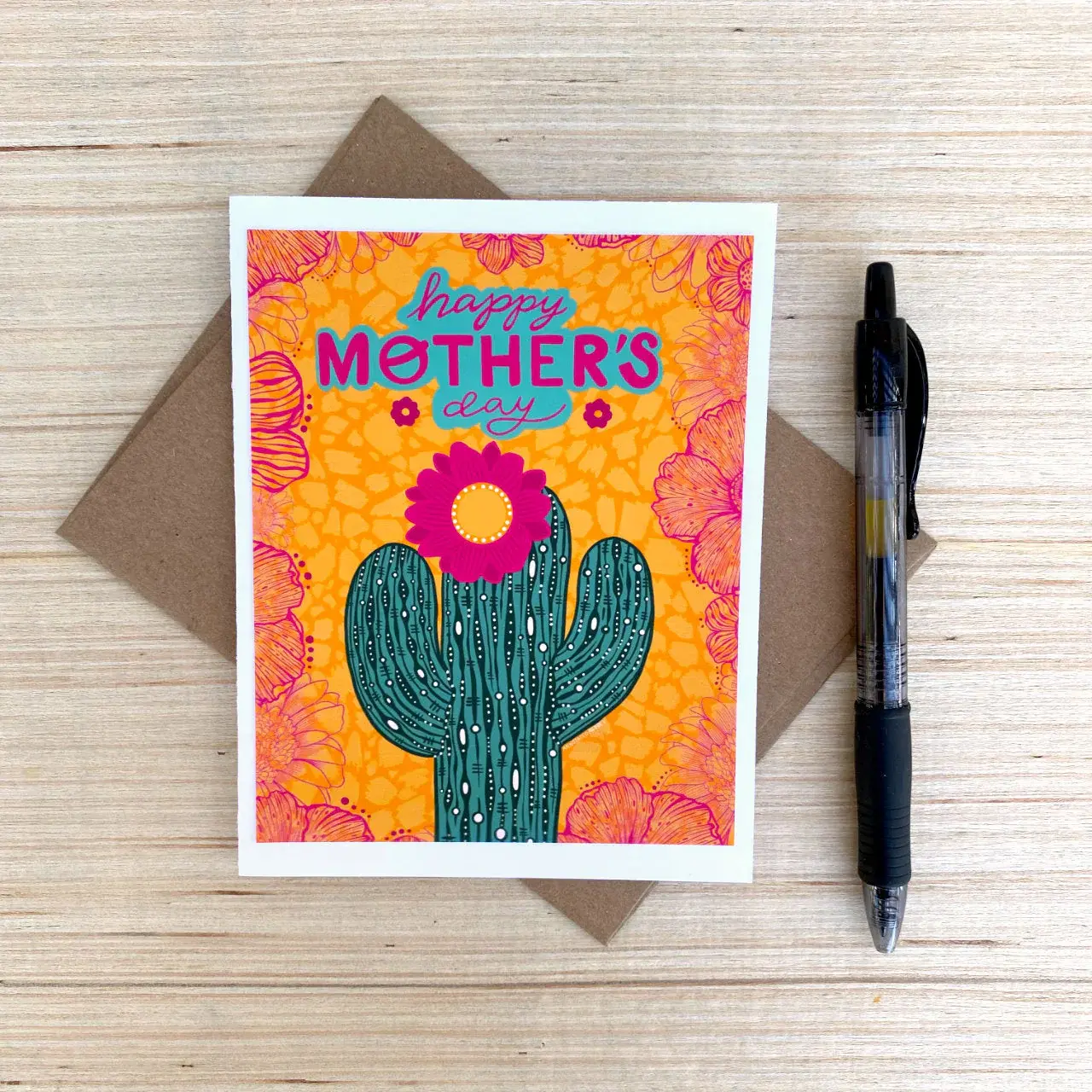 Annotated Audrey Card - Mother's Day Saguaro