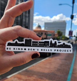 Ben's Bells Vinyl Sticker - Downtown Skyline