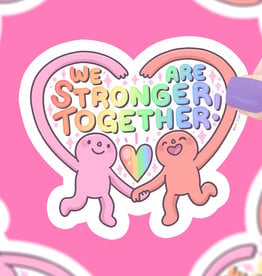 Turtle's Soup Vinyl Sticker - Stronger Together