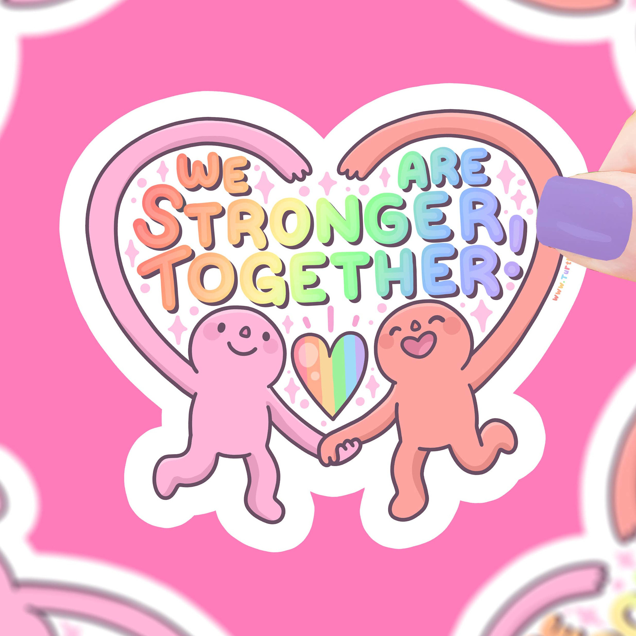 Turtle's Soup Vinvyl Sticker - Stronger Together