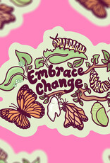 Turtle's Soup Vinyl Sticker - Embrace Change