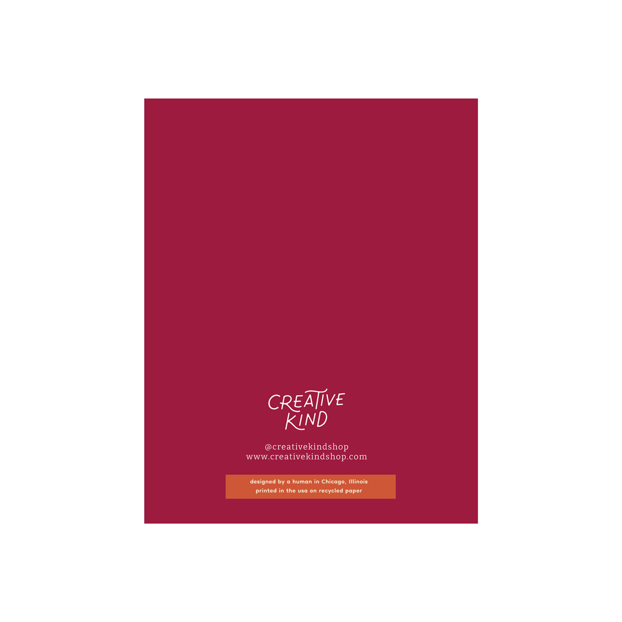 Creative Kind Card - I Think You Are Really Inspiring