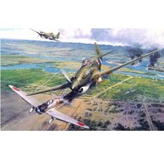 VINTAGE P40B PEARL HARBOR 1:24 SCALE PLASTIC KIT