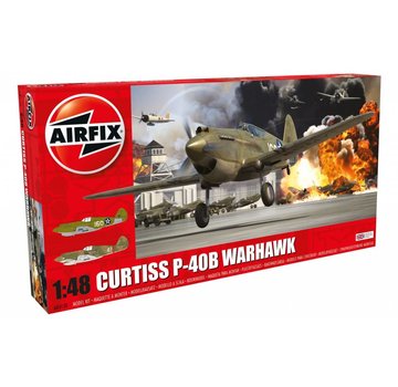 Airfix CURTISS P-40B WARHAWK 1:48 Scale Plastic Kit