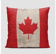 Airportag Canadian Flag Throw Pillow