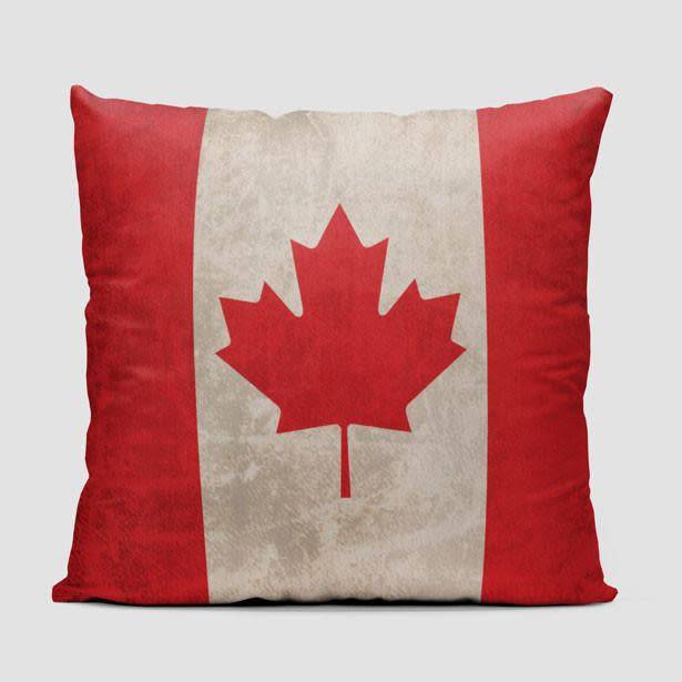 Canadian Flag Throw Pillow avworld.ca