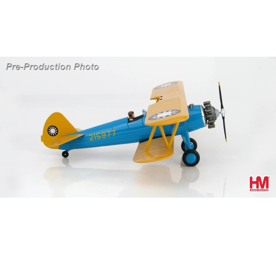 Stearman PT17 Kaydet Chinese Air Force 215977 1:48 with stand & Figure