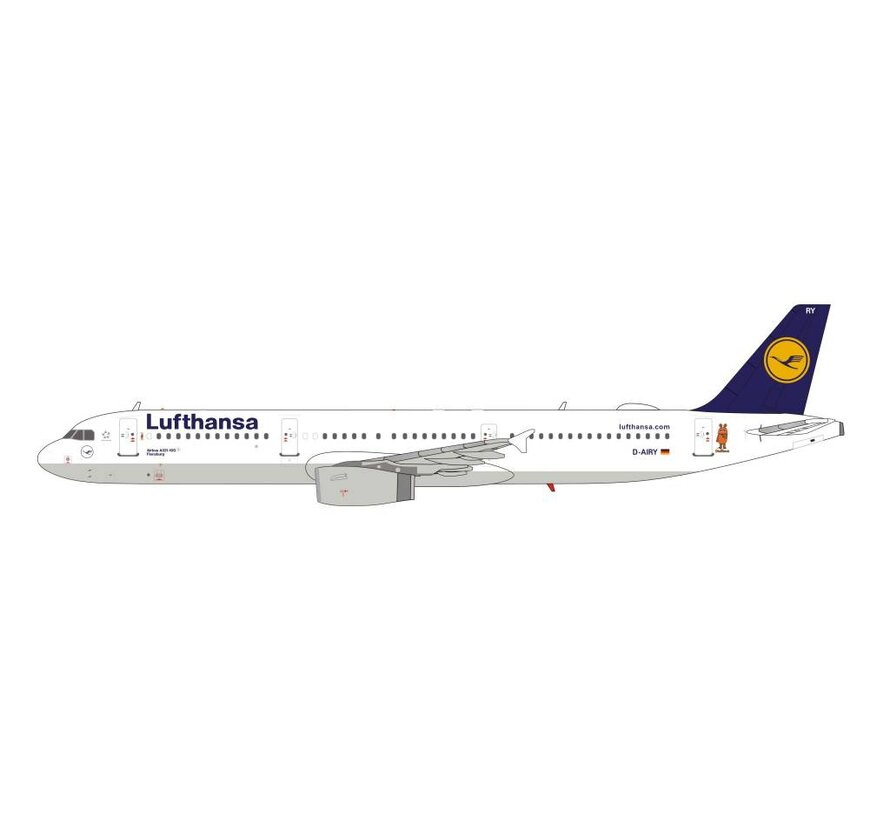 A321 Lufthansa old livery D-AIRY Flensburg 1:400**Collection sale