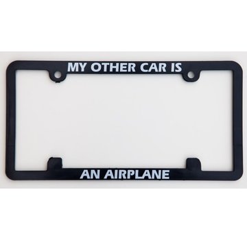 avworld.ca Licence Plate Frame - My Other Car is An Airplane