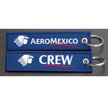 Keychain Aeromexico CREW Embroidered