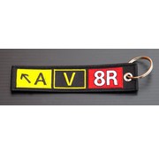Key Chain AV8R Embroidered