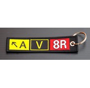 Keychain AV8R Embroidered