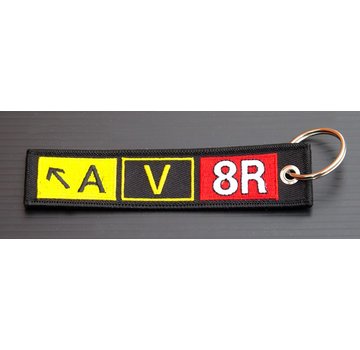 Keychain AV8R Embroidered