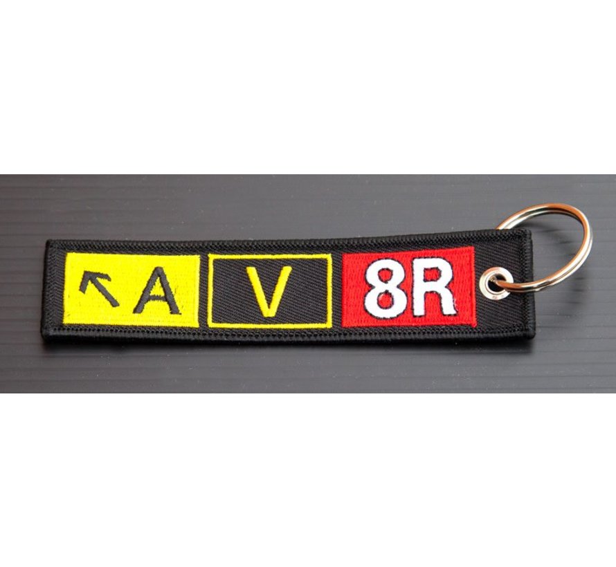 Key Chain AV8R Embroidered