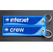 Keychain Interjet CREW Embroidered