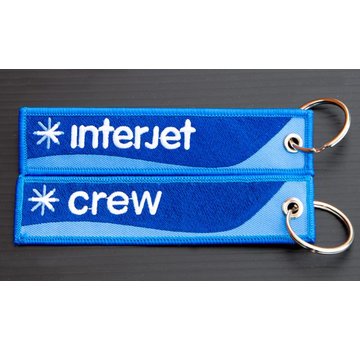 Keychain Interjet CREW Embroidered