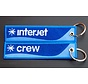 Keychain Interjet CREW Embroidered