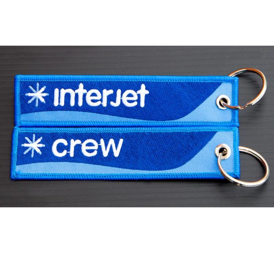 Keychain Interjet CREW Embroidered