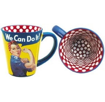 Mug Rosie the Riveter We Can Do It Polka Dot