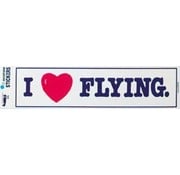 I Love Flying Bumper Sticker