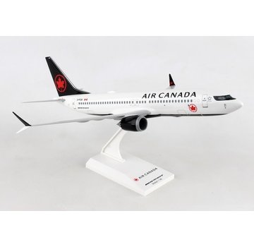 SkyMarks B737-8 MAX Air Canada 2017 Livery C-FTJV 1:130 with stand