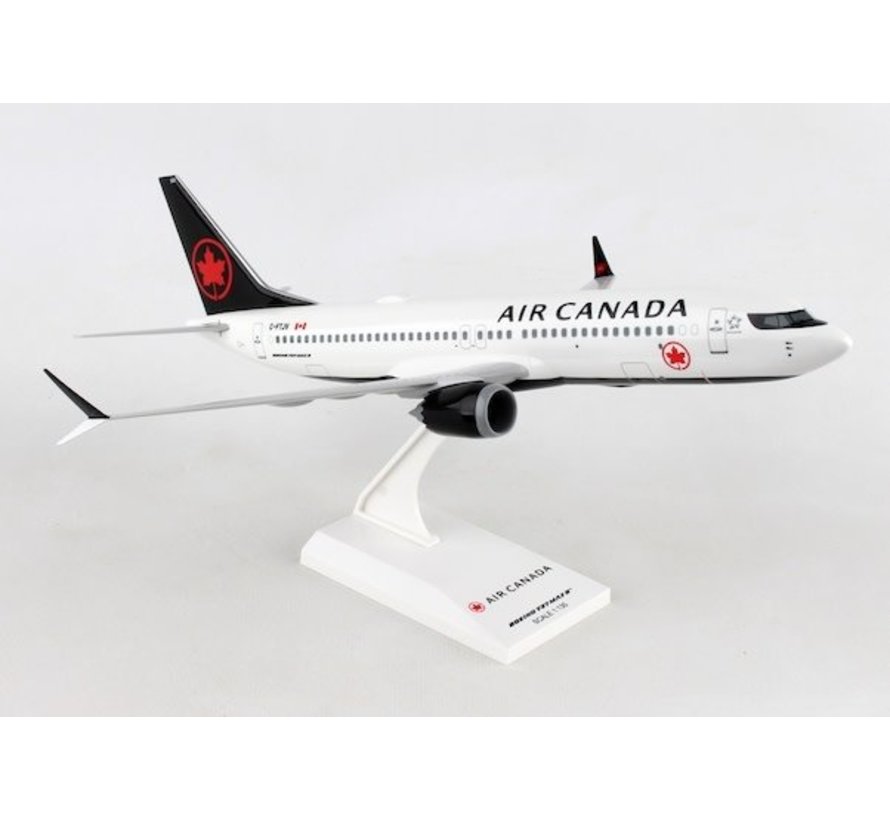 B737-8 MAX Air Canada 2017 Livery 1:130 with stand