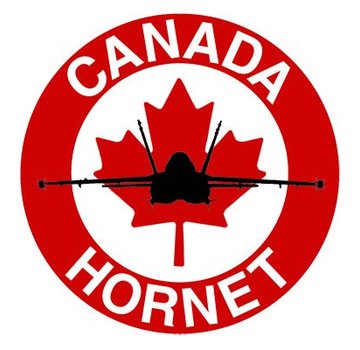 Canada Hornet Sticker 2.9"