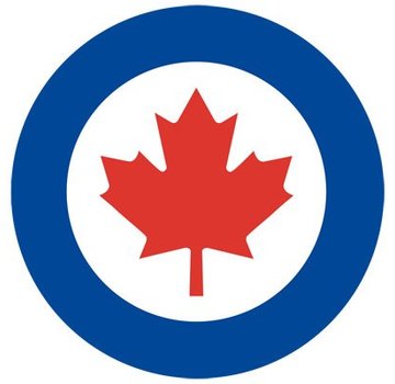 avworld.ca RCAF Roundel Sticker 3.4"