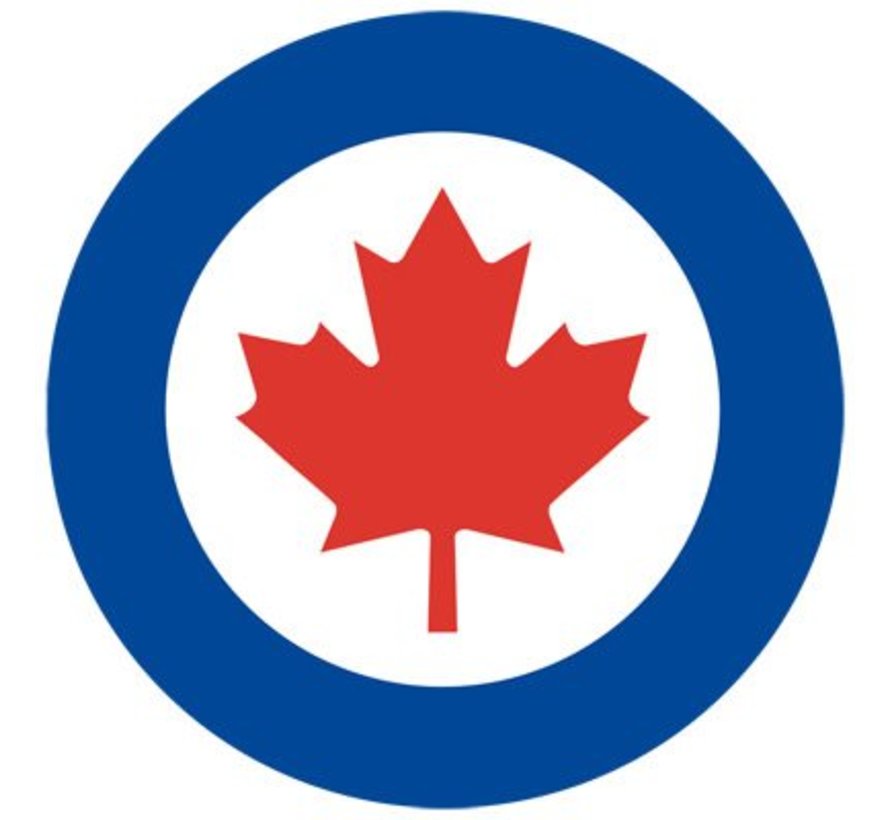RCAF Roundel Sticker 3.4"