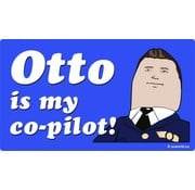 Otto Is My Co-Pilot Sticker