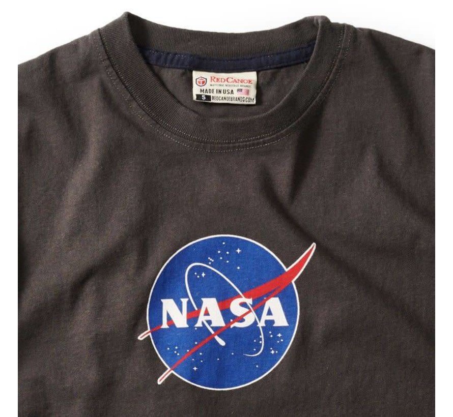 NASA Logo T-shirt Slate Black