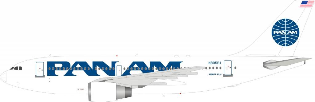 Pan Am Airbus a310-300 "N805PA" IF3100518 1:200 Inflight200 