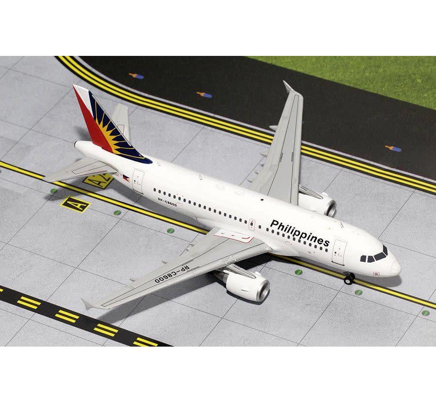 A319 Philippines Airlines RP-C8600 1:200 with stand