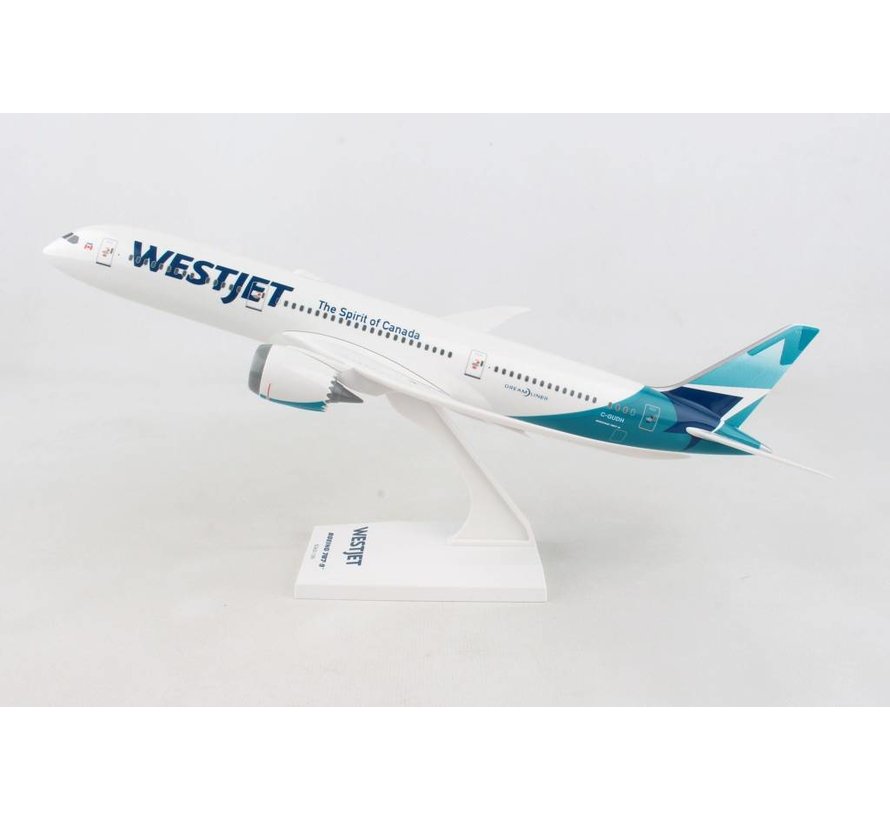 B787-9 Dreamliner WestJet C-GUDH 1:200 with stand