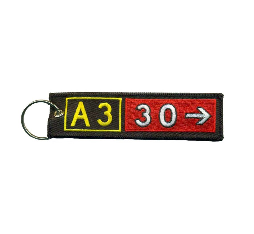Keychain, Embroidered, Airbus A330