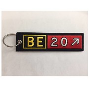 Keychain, Embroidered, Beechcraft Be20