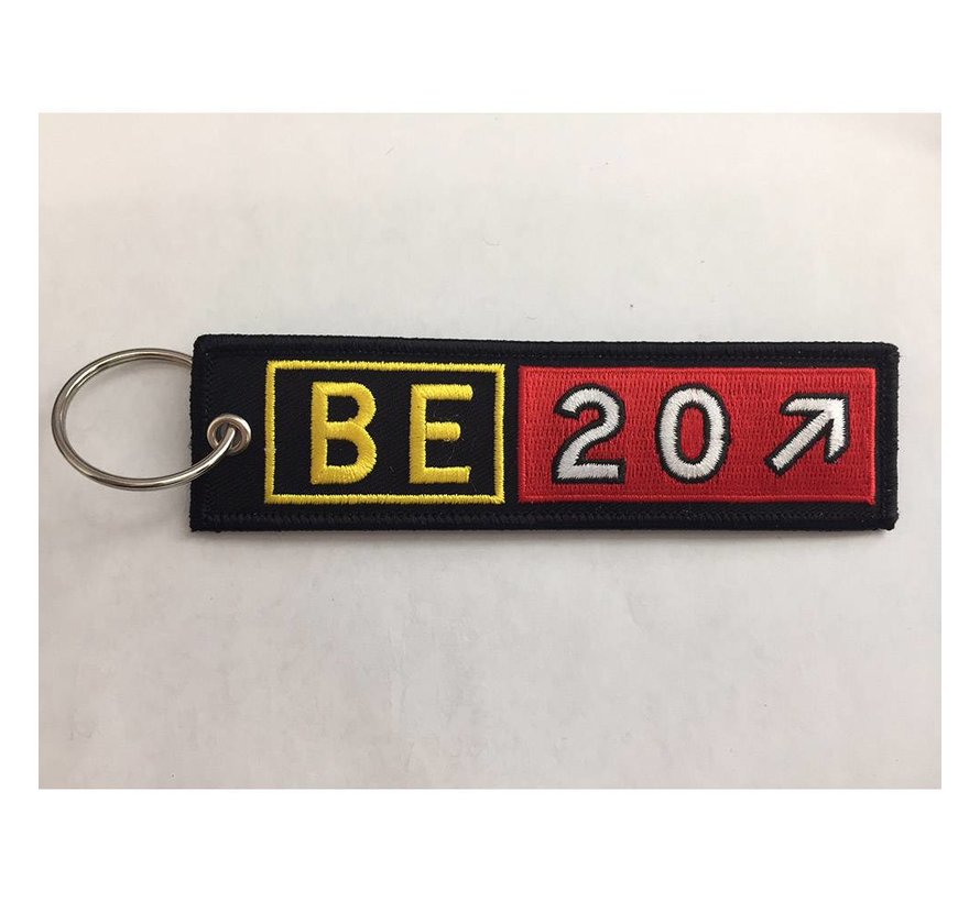 Keychain, Embroidered, Beechcraft Be20