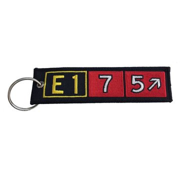 Keychain Embroidered Embraer ERJ175 Runway sign