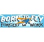 Sticker Born To Fly Forced to Work