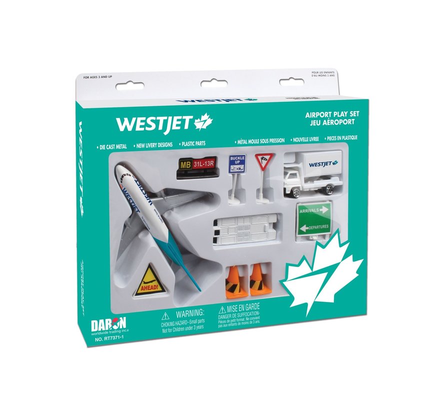 Westjet  Airport Playset New Livery 2018