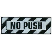 Aircraft Placard No Push