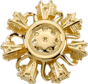 Pin Radial Engine (3-D) Gold Plate