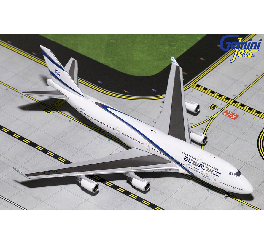 B747-400 El Al Goodbye Flight 4X-ELB 1:400